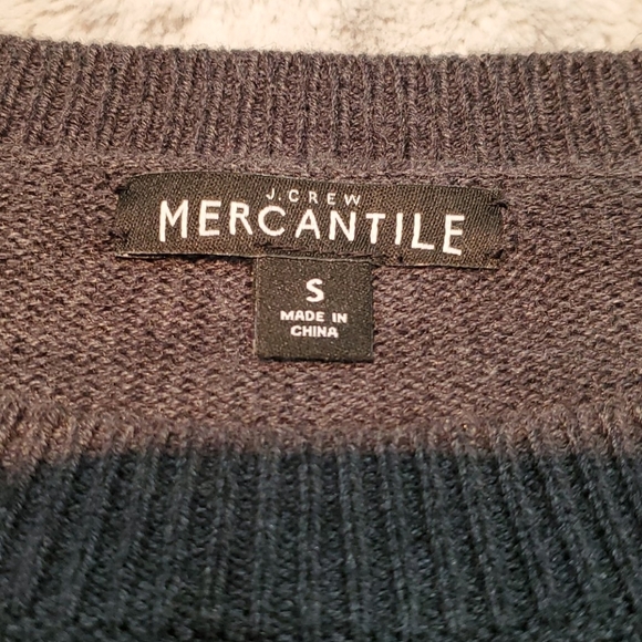 J.Crew Mercantile Grey Crew Neck Sweater Long Sleeve With Bow Detailing Size S - Picture 5 of 7
